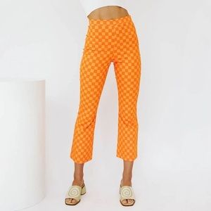 Orange Checkered Pants (amazing for gameday!)